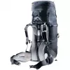 Deuter Aircontact Lite 45+10 SL sieviešu pārgājienu mugursoma, melna