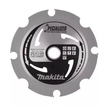 MAKITA RIPZĀĢA ASMENS 165x20x4Z SPECIĀLAIS FIBROCEMENTA PLĀKSNĒM