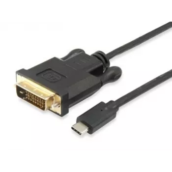 Equip USB Type C uz DVI-D Dual Link kabelis, vīrišķais–vīrišķais, 1,8 m