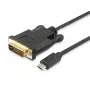 Equip USB Type C uz DVI-D Dual Link kabelis, vīrišķais–vīrišķais, 1,8 m