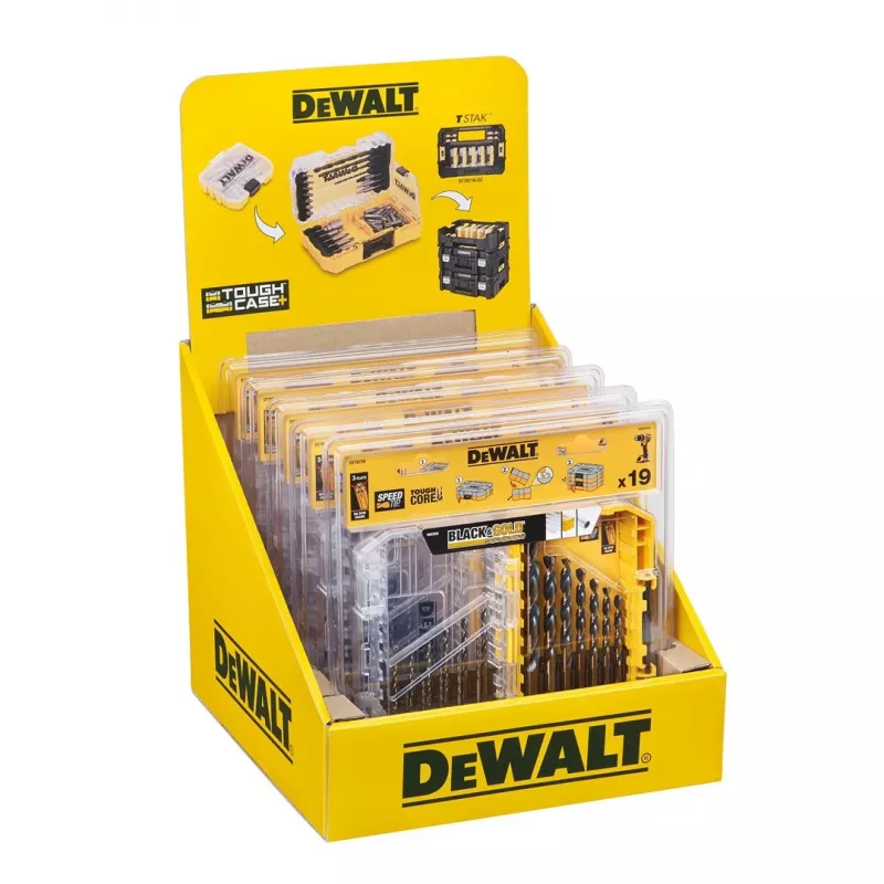 DeWalt urbju komplekts DT70728 28-daļīgs augstas izturības urbji un skrūvgriežu uzgaļi
