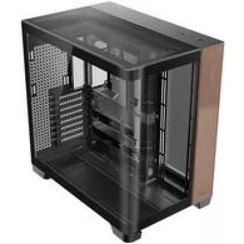 Antec Constellation C8 Curve Wood E-ATX Mid Tower korpuss ar stikla paneļiem (melns)