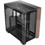 Antec Constellation C8 Curve Wood E-ATX Mid Tower korpuss ar stikla paneļiem (melns)