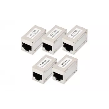 Digitus CAT 6A modulārie savienotāji ekranēti 5 gab. RJ-45 ar zelta kontaktiem