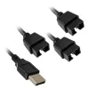 USB centrmezgls Lian Li PW-U2TPAB Type A spraudnis 1-uz-3 IDC 9 kontaktu