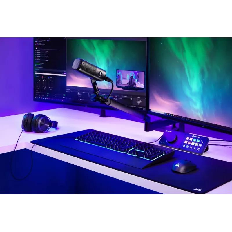Datora mikrofons Elgato Wave DX melns