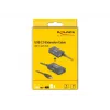 DeLock USB2.0 pagarinājuma kabelis 10m aktīvs ar 4 portu centrmezglu - Centrmezgls - 4 x USB2.0 (82748)