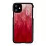 Viedtālruņa maciņš iKins iPhone 11 — Pink Lake ar melniem akcentiem