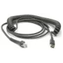 Zebra CBA-U29-C15ZBR USB kabelis USB 2.0 4,57 m USB A melns