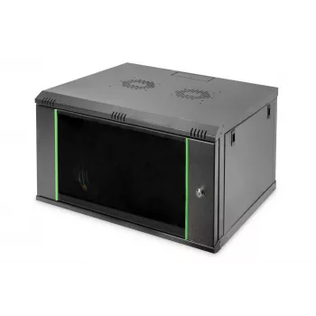 Wall mounted rack Digitus DN-19 07U-6/6-EC-SW