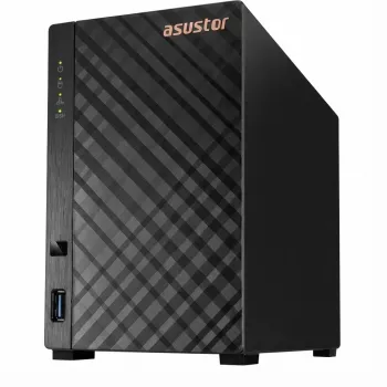 Asustor AS1202T NAS/glabāšanas serveris Tornis Realtek 1 GB DDR4 0 TB ADM Melns