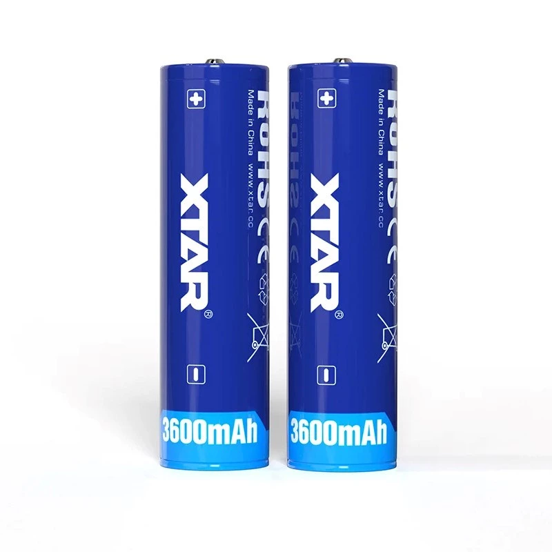 Uzlādējams Li-Ion akumulators XTAR BAT0669 18650 3.6V 3600mAh, Ø 18.5×68.8 mm