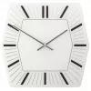 NeXtime pulkstenis 8128wi Hexagon, 43x43 cm, sienas, balts