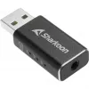 Iekšējais USB Type-A uz 3,5 mm DAC adapteris Sharkoon DAC Pro S — 2 V izeja, melns, kompakts (42×17,3×9,7 mm)