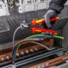 Kabeļu grieznes Knipex 95 18 225 VDE, izolēti rokturi, garums 225 mm