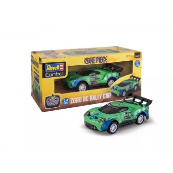 RC rallija auto REVELL One Piece Zoro — tālvadāms modelis, kolekcionējams tematisks dizains