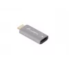Video kabeļa adapteris Lanberg AD-HD-DP-01 HDMI Type A uz DisplayPort sudraba krāsā