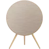 Beosound A9 5. paaudzes skaļrunis Gold Tone (aizmugure smilšu krāsā/pārsegs zelts/kājas baltais ozols)