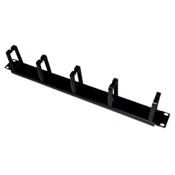 Alantec PK009 kabeļu organizators sienas kabeļu turētājs melns 1 gab.