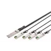 Tiešās pieslēguma kabelis Digitus DN-81325 40G QSFP+ uz 4xSFP+ 5m