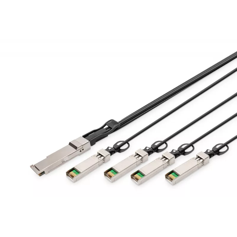 Tiešās pieslēguma kabelis Digitus DN-81325 40G QSFP+ uz 4xSFP+ 5m