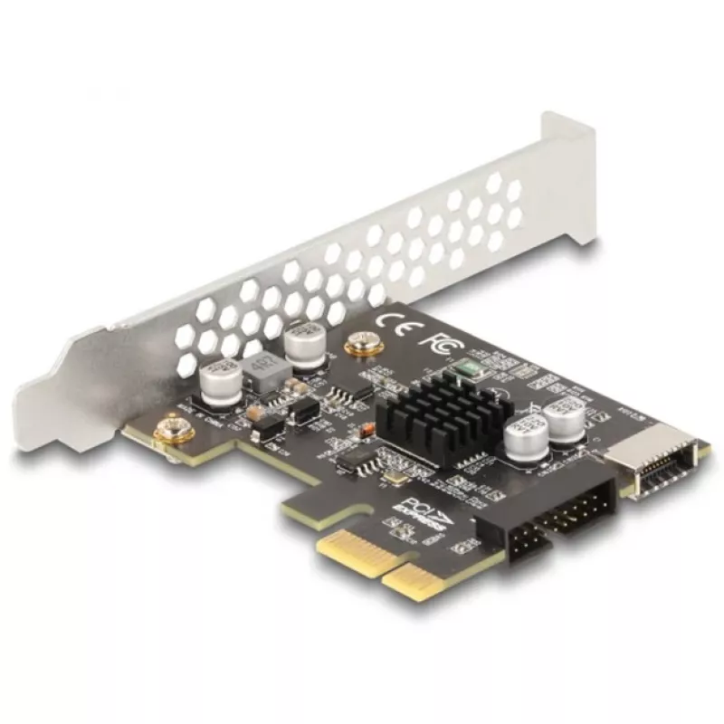 DeLOCK 90344 Iekšējais USB 3.2 Gen 1 Adapteris PCIe USB Type-C