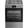 BEKO plīts | FBMA61330GXDT | Plīts virsmas tips Gāzes | Cepeškrāsns tips Elektriskā | Nerūsējošais tērauds | Platums 60 cm | Grilēšana | LED | Dziļums 60 cm | 72 L
