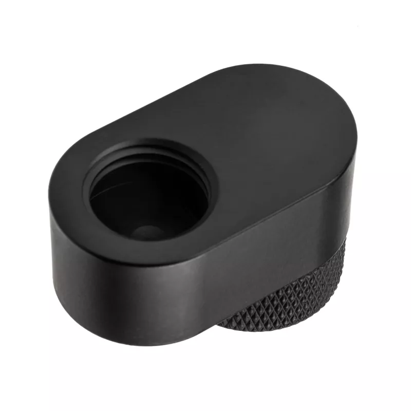 XSPC G1/4 Rotējošs 14 mm Ofseta Savienotājs - melns, matēts