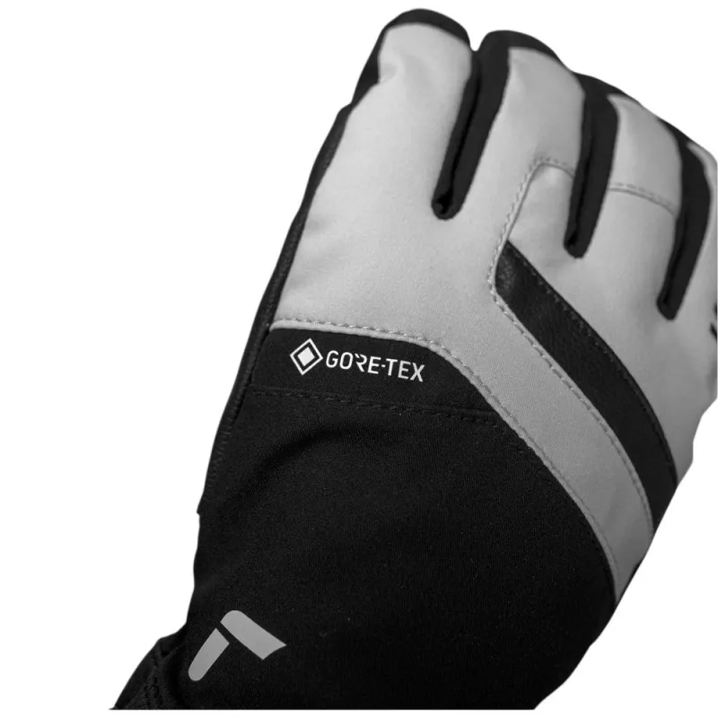 REUSCH BOOSTER GORE-TEX cimdi 8,5 izmērs, melni un balti