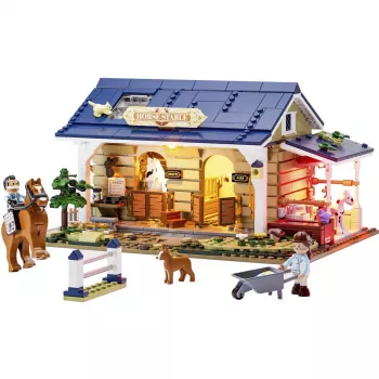 Lumibricks Pferdestall, konstrukciju rotaļlieta
