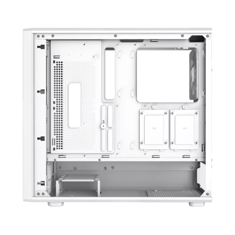 Gamemax korpuss | CLAW 460 WH | Balts | Mid-Tower | Barošanas bloks nav iekļauts