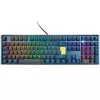 Ducky One 3 Daybreak RGB spēļu tastatūra, USB, vācu, melna, zila, zaļa