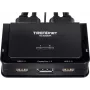 Trendnet TK-220DPI Tastatūras/video/peles (KVM) komutators Melns (TK-220DPi)