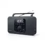 Portatīvais radio Muse M-091 R — FM/AM, LCD displejs, maiņstrāvas vai AA/D bateriju barošana, rotējoša skaļuma regulēšana, 1,1 kg, melns