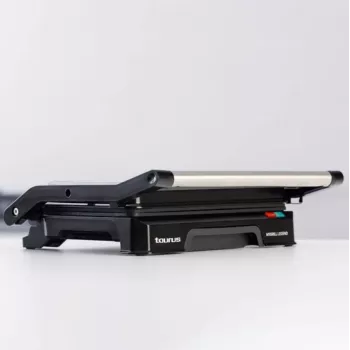 Kontakta grils Taurus MYGRILL LEGEND 1000W, nerūsējošais tērauds/melns, cepamā virsma 230×145 mm