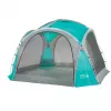 Event Dome Shelter L, 3,65 x 3,65m, Paviljons Gaiši Zils/Pelēks