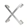 Kabeļu turētājs Extralink Four arms aluminium frame S500 — 500 x 500 x 70 mm, galds/siena, alumīnijs