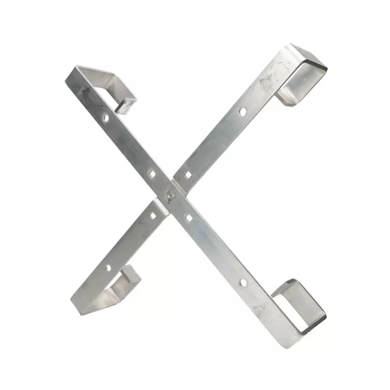 Kabeļu turētājs Extralink Four arms aluminium frame S500 — 500 x 500 x 70 mm, galds/siena, alumīnijs