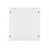 Lanberg pie sienas stiprināms instalācijas plaukts 19 inch 12U 600x600mm pelēks (stikla durvis)
