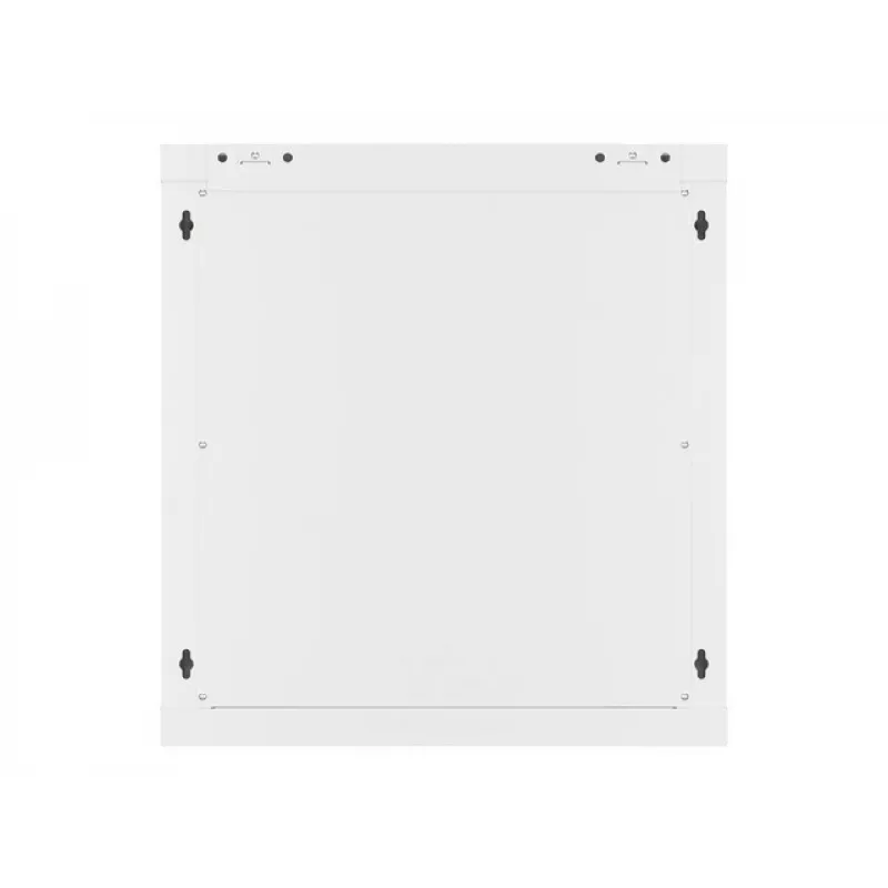 Lanberg pie sienas stiprināms instalācijas plaukts 19 inch 12U 600x600mm pelēks (stikla durvis)