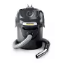 Putekļsūcējs Karcher AD 2 600 AW — sausais pelnu putekļsūcējs, 14 L, 600 AW, šļūtene Ø 3.5 cm, 1 m šļūtene, melns