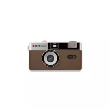 AgfaPhoto 603002 Film Camera Compact Film Camera 35 mm brūns - sudraba (603002)