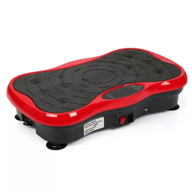 Extralink Vibration Platform for Exercise Fitness Moonwalk Spinmove Red