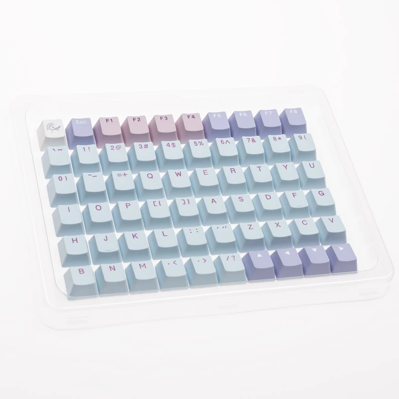 Taustiņu komplekts Ducky Macaron PBT Doubleshot 133 taustiņi mehāniskajām tastatūrām, Ducky DCA132-USMACOEPD1