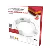 Esperanza EBS007W personīgie svari Circle White elektroniskie personīgie svari