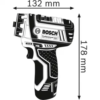 Bosch GSR 12V-15 FC Professional Keyless 600 g Melns, Blue