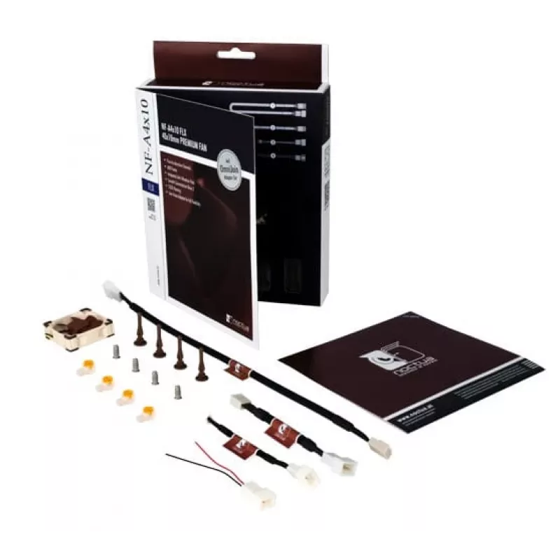 Noctua ventilators NF-A4x10 5V — 40×40×10 mm, 3-pin, 4500 RPM, 8,2 m³/h, 5 V