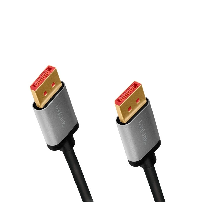 LogiLink DisplayPort kabelis 1 m melns pelēks CDA0104