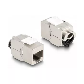 DeLOCK Keystone modulis RJ45 ligzda uz LSA Cat.6A STP ar fiksējošo klipsi