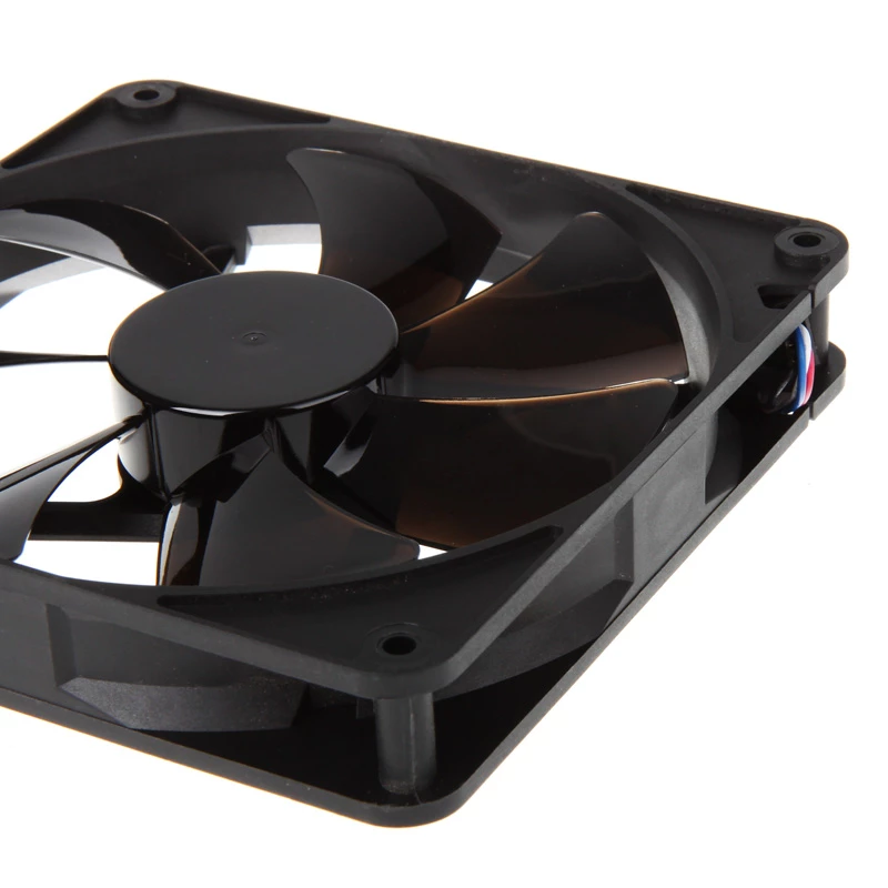 Noiseblocker NB-BlackSilent Pro 140mm korpusa ventilators - melns
